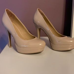 Gently used nude Lauren Conrad heels.